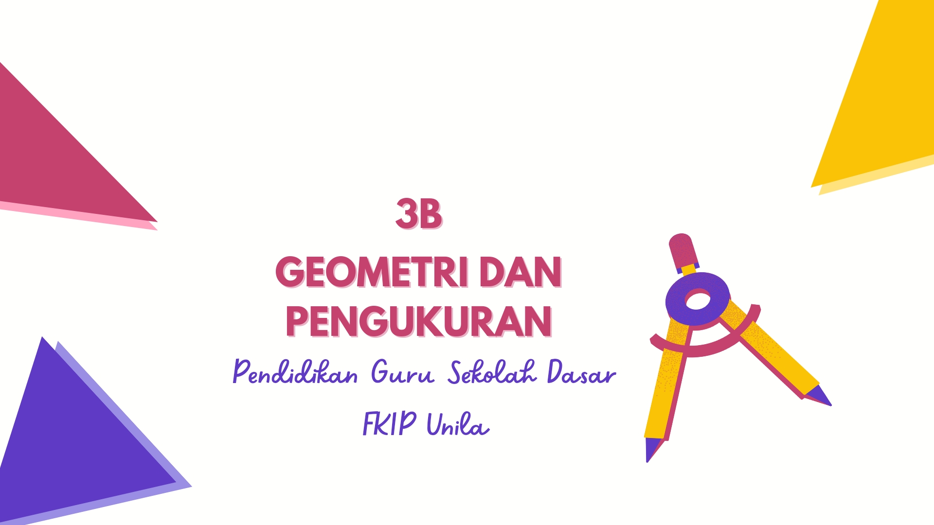 Geometri dan Pengukuran - 3B | 2025
