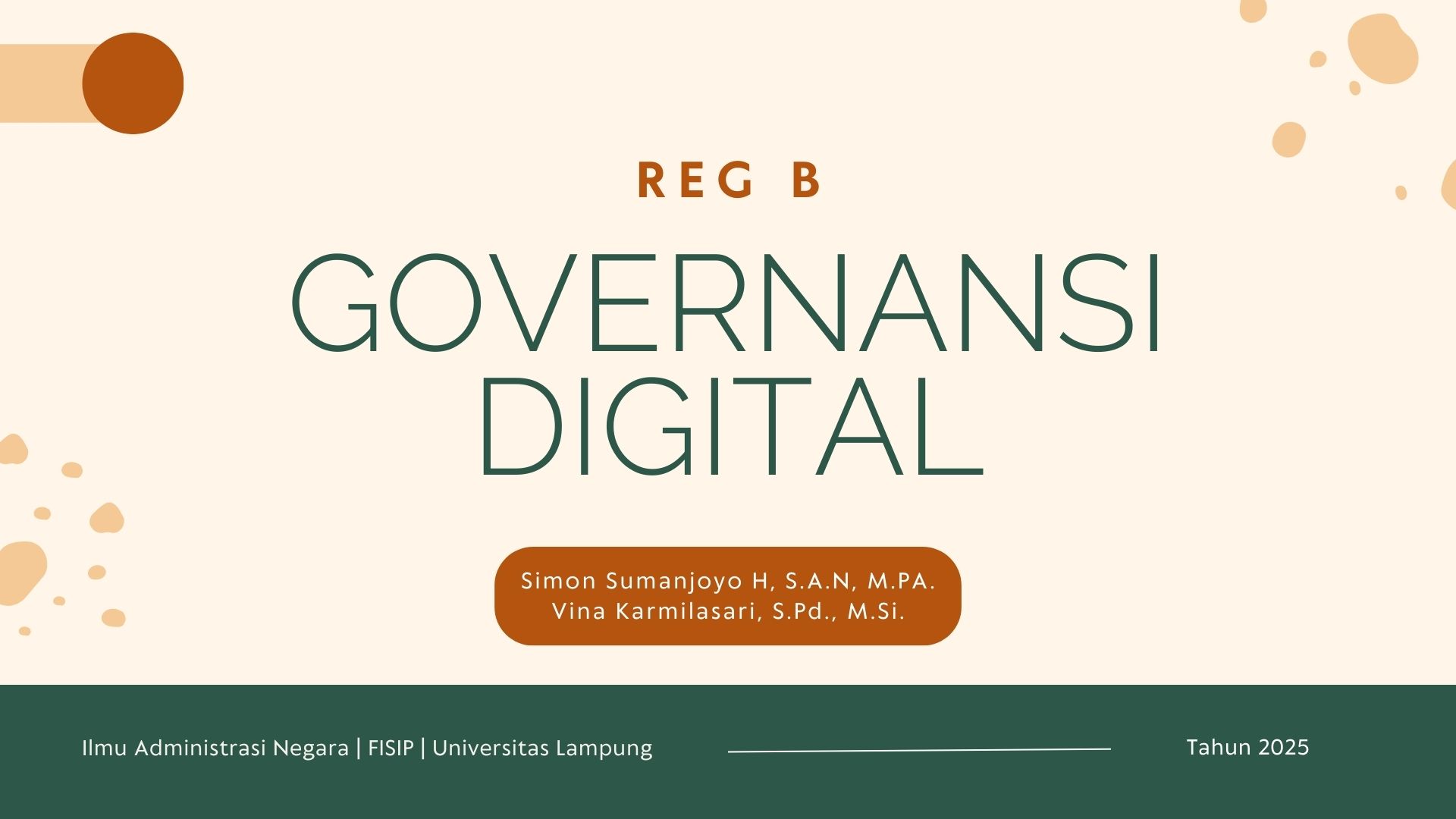Governansi Digital Reg B 2025