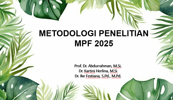 Metodologi Penelitian MPF 2025 (S2)