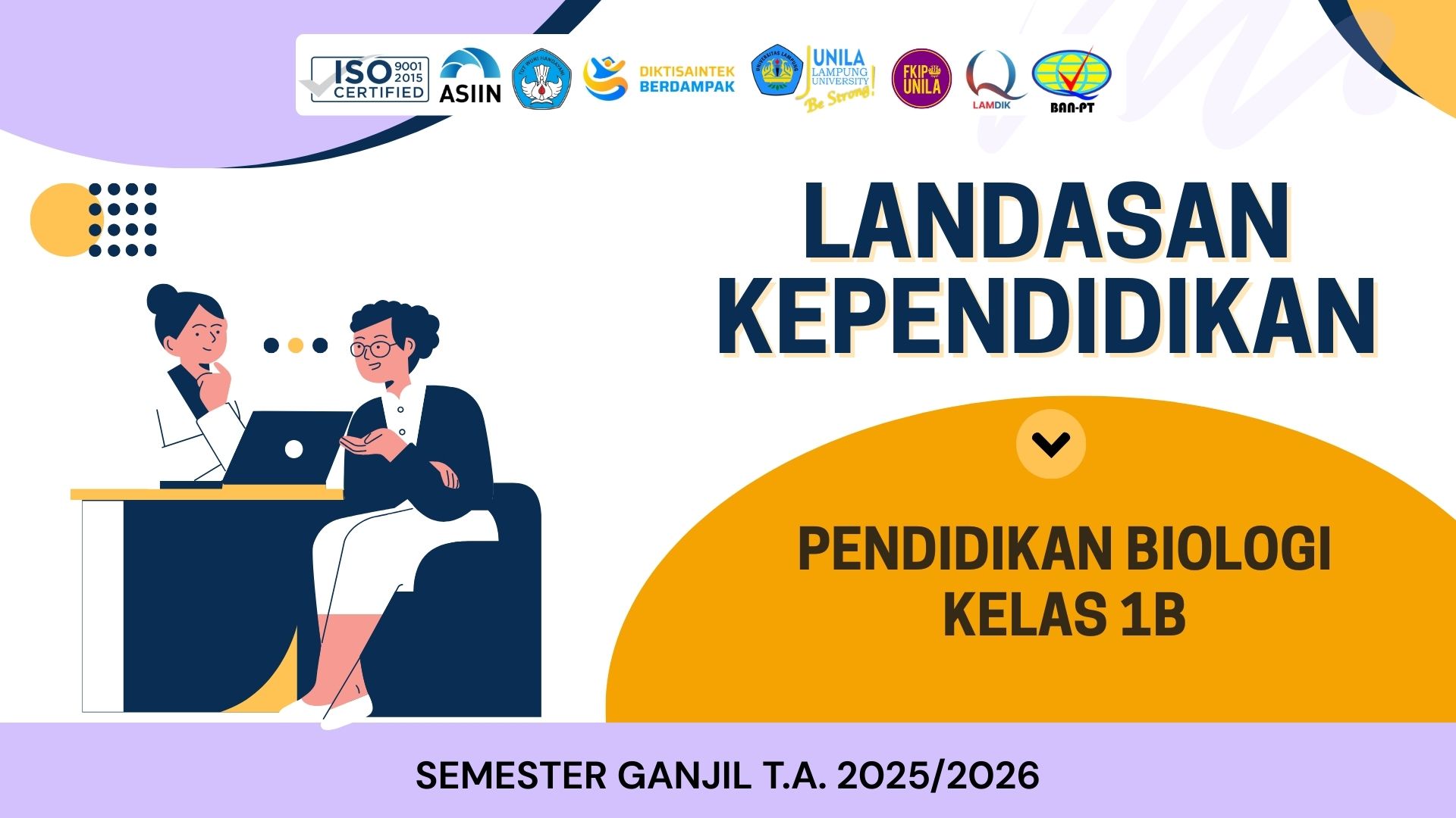 PEND. BIOLOGI_1B_LANDASAN KEPENDIDIKAN_Ganjil 2025/2026