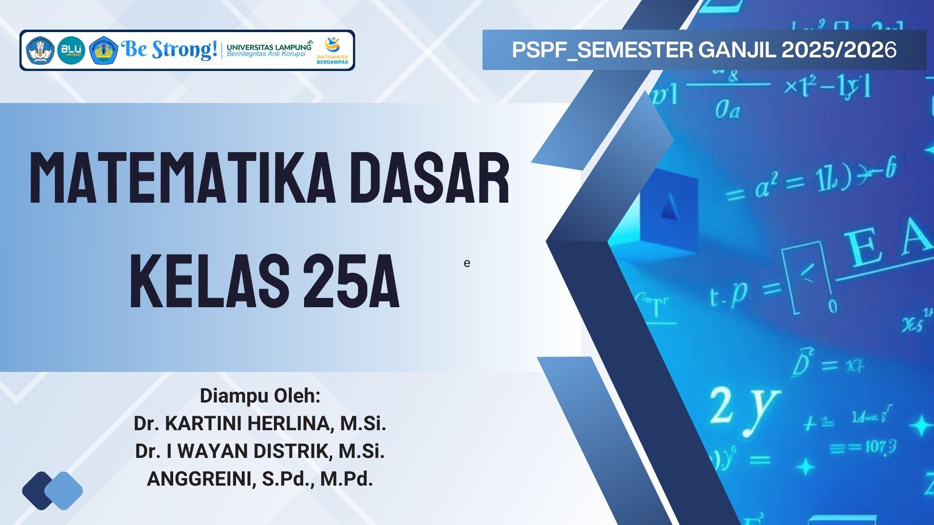 25A MATEMATIKA DASAR