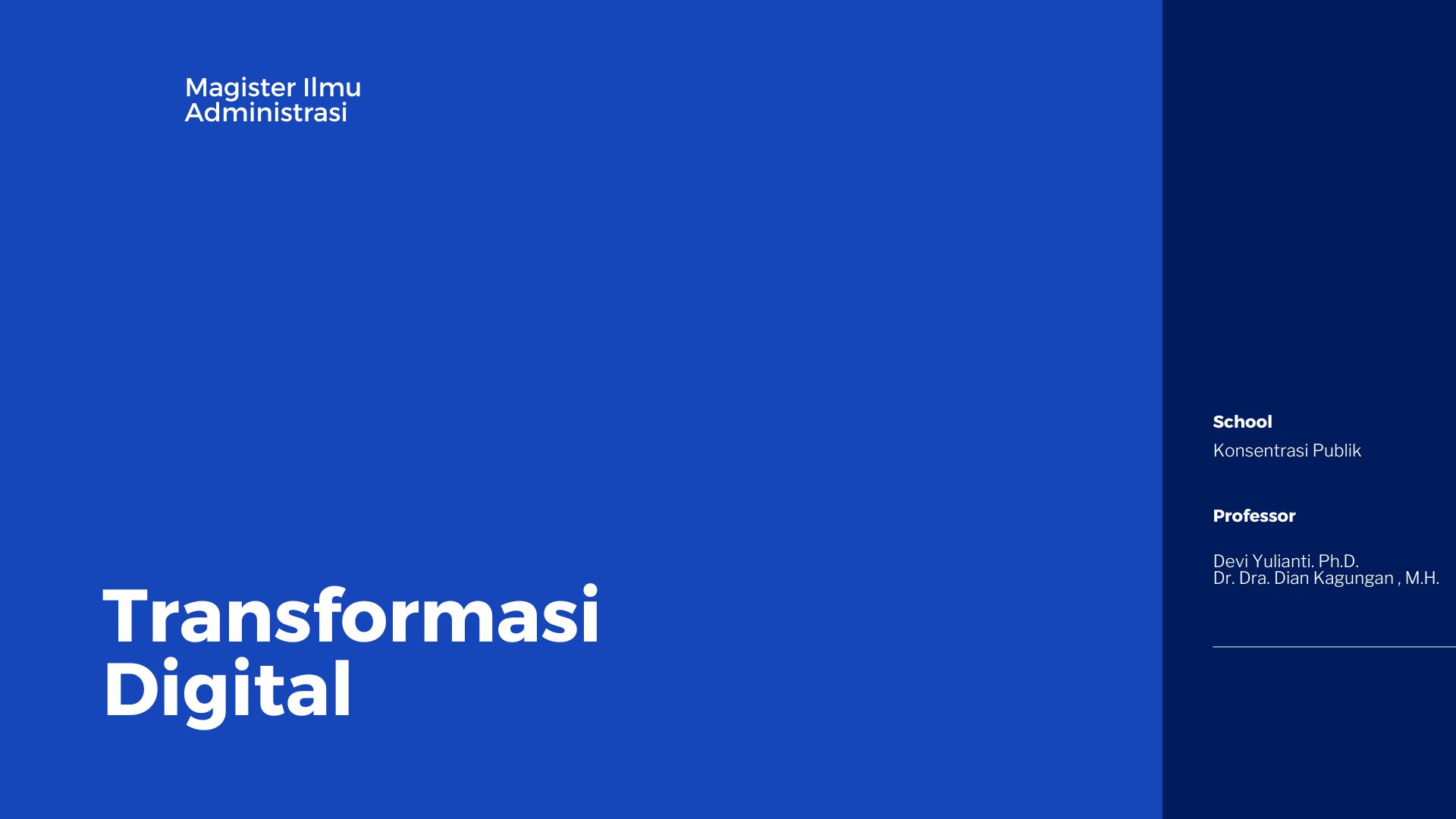 Transformasi Digital