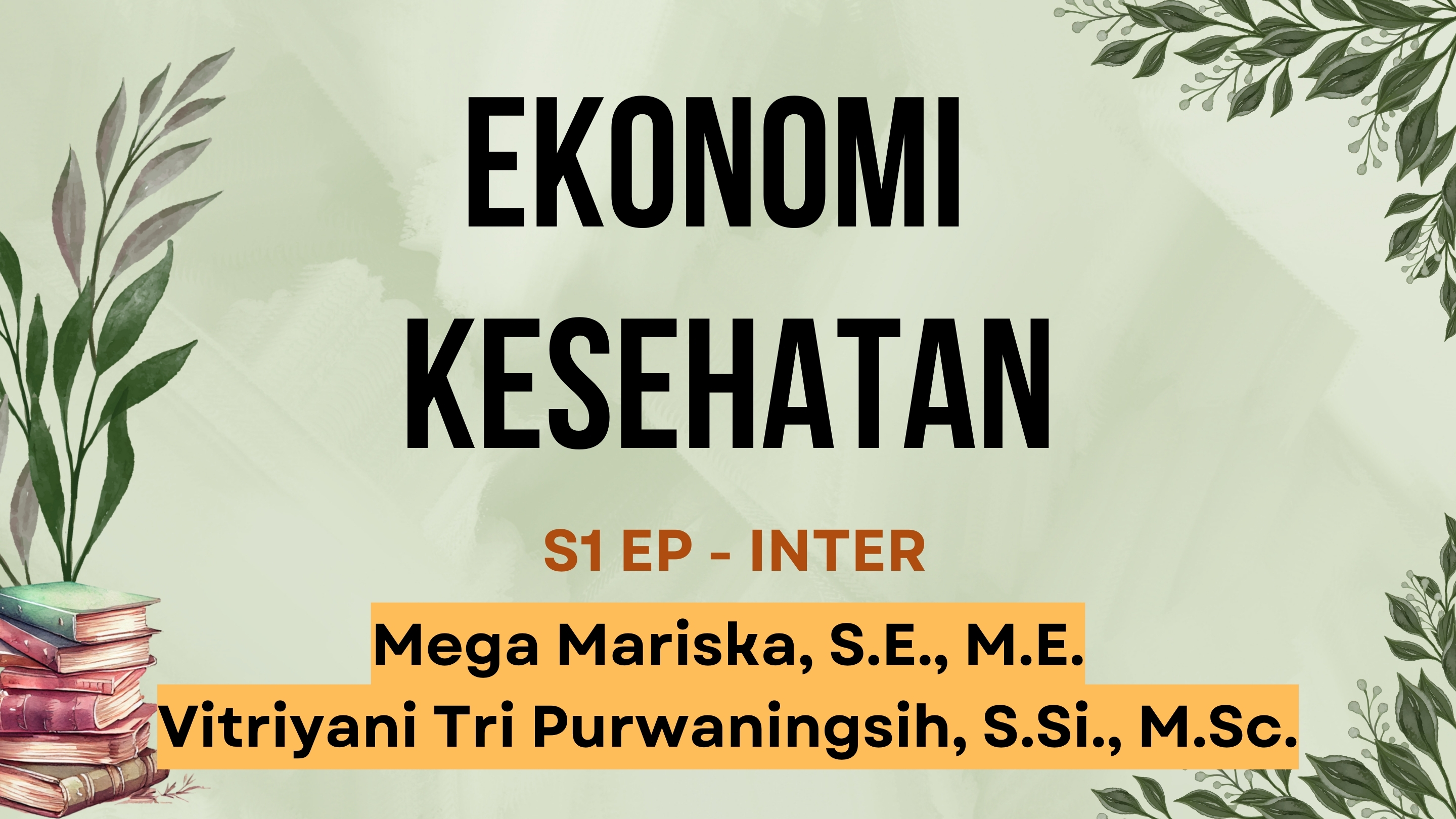 Ekonomi Kesehatan 