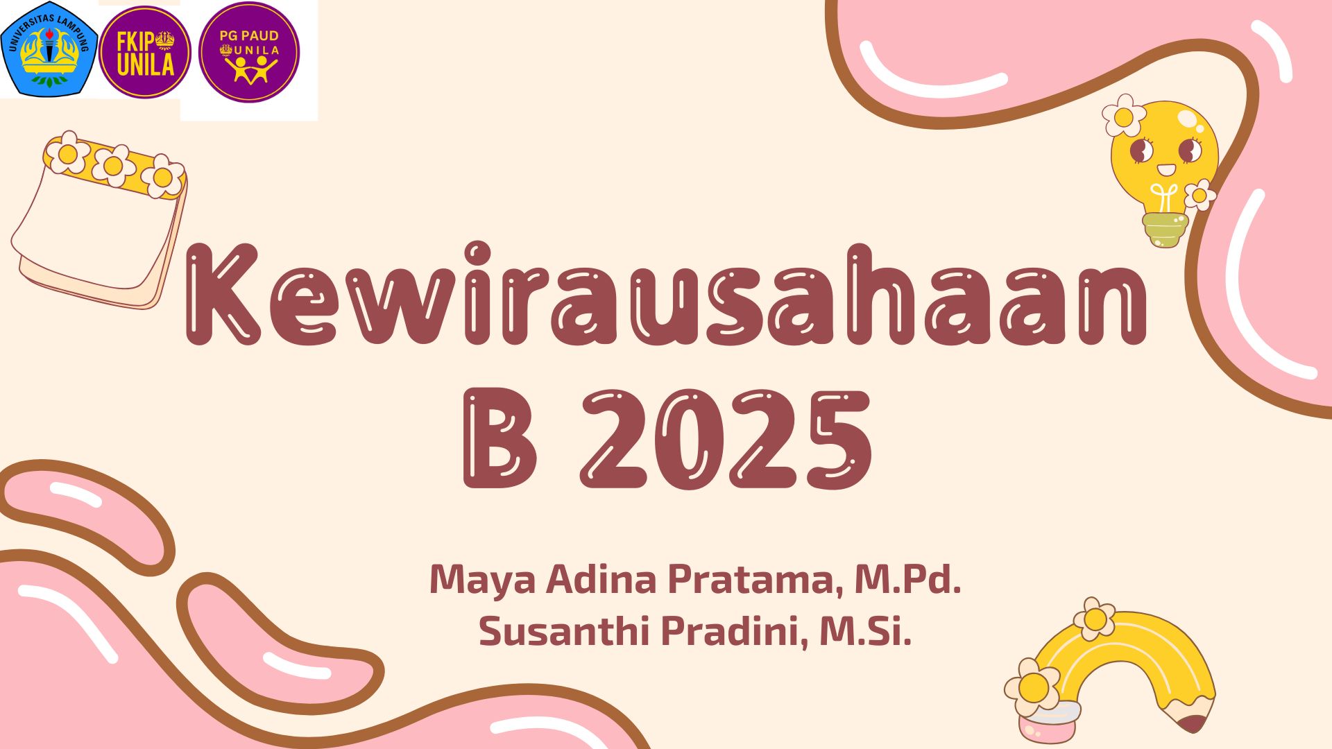 Kewirausahaan B PAUD 2025