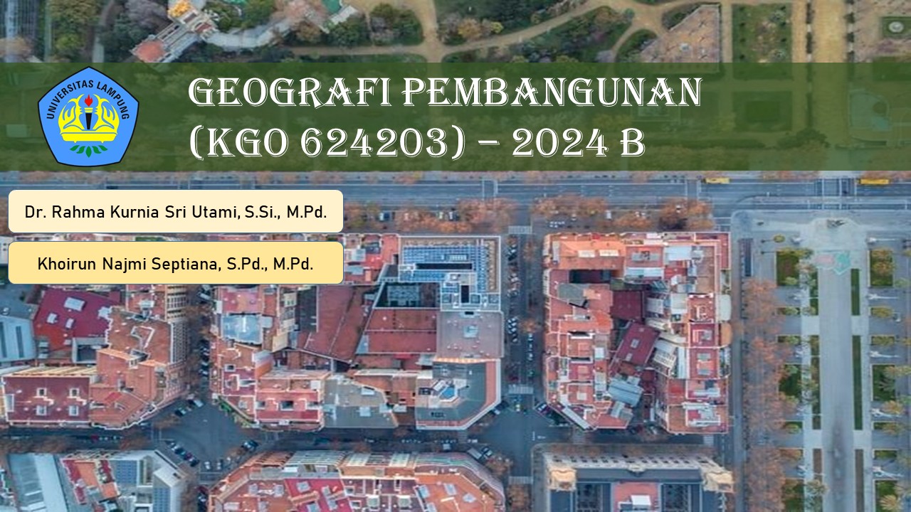 PSPG_Geografi Pembangunan_Kelas 24B_Ganjil 2025/2026