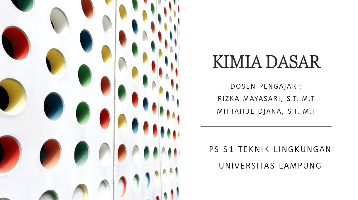 KIMIA DASAR LINGKUNGAN B25