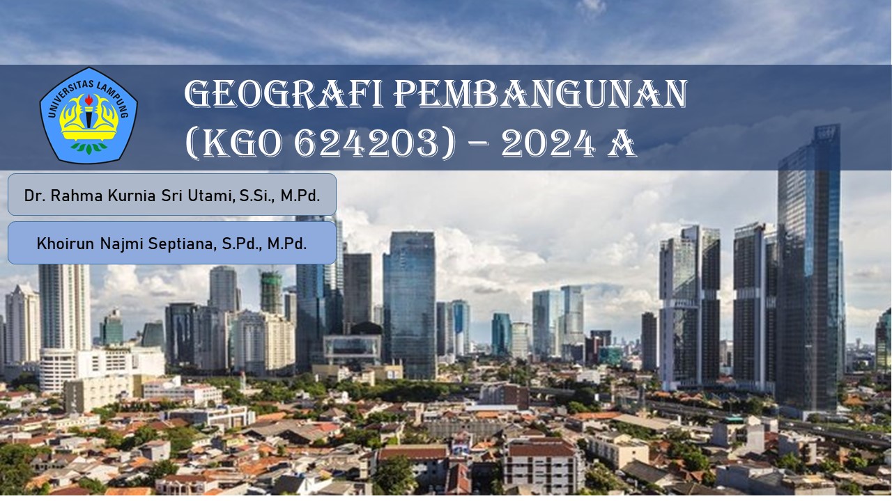 PSPG_Geografi Pembangunan_Kelas 24A_Ganjil 2025/2026