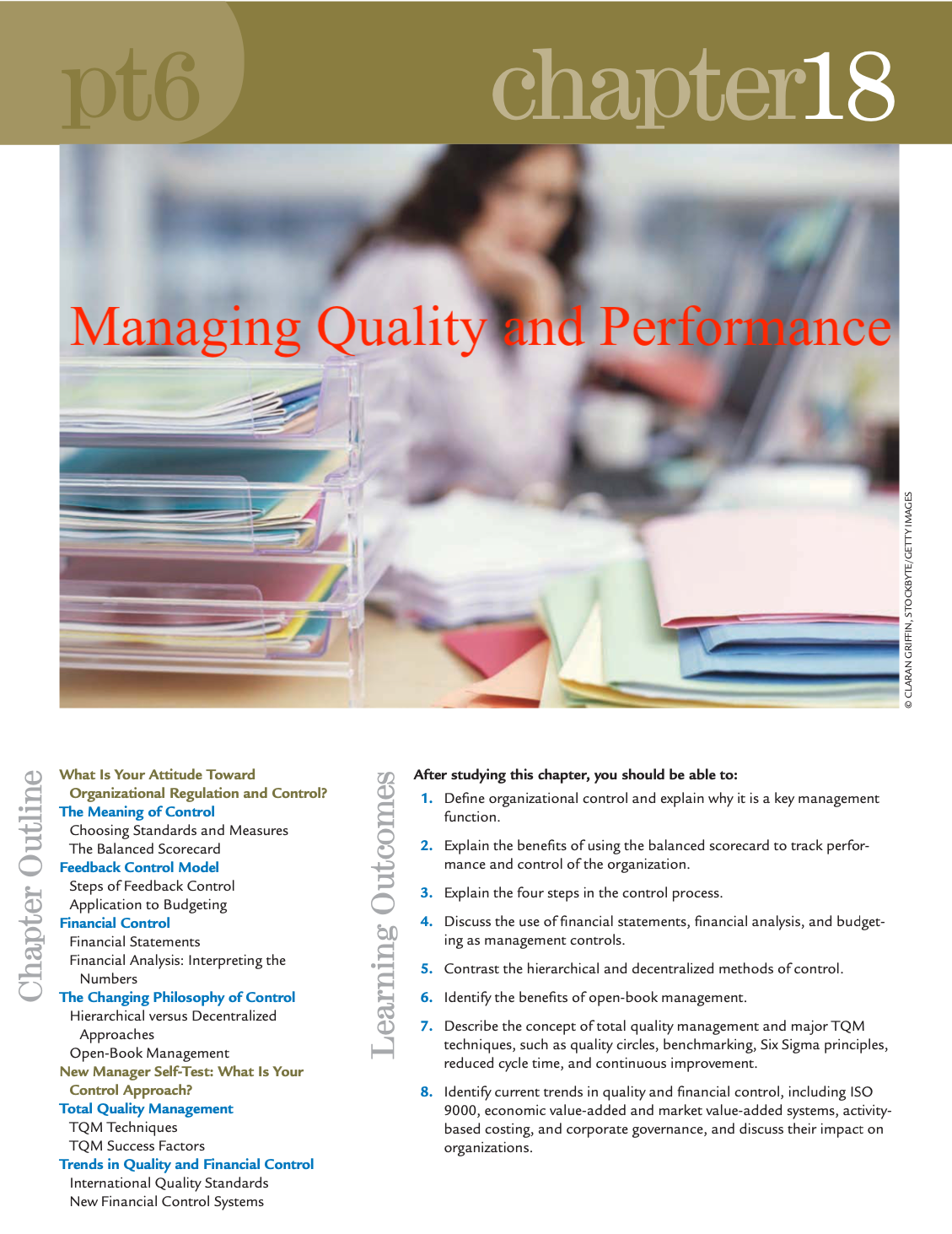 Ch 18. Managing Quality and Performance
