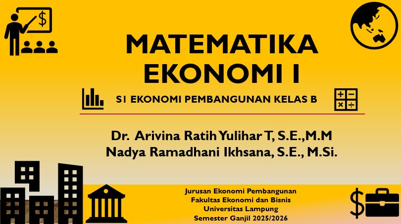 S1 EP Kelas B - Matematika Ekonomi I Ganjil 2025/2026