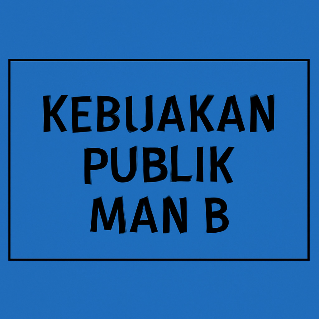 KEBIJAKAN PUBLIK MAN B