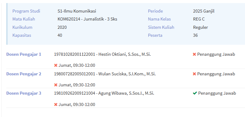 [KOM Ganjil 2025] Jurnalistik - REG C