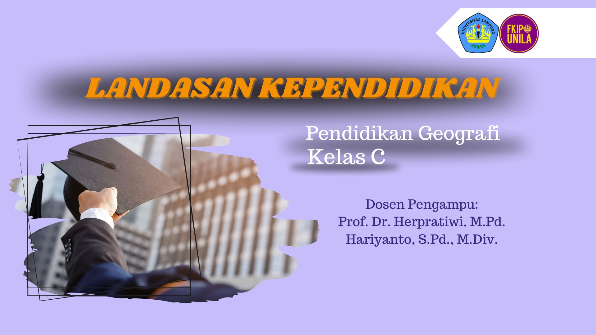LANDASAN KEPENDIDIKAN PEND. GEOGRAFI 2025 C