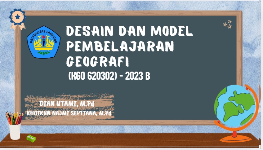 PSPG_Desain dan Model Pembelajaran Geografi_Kelas B_Ganjil_2025/2026