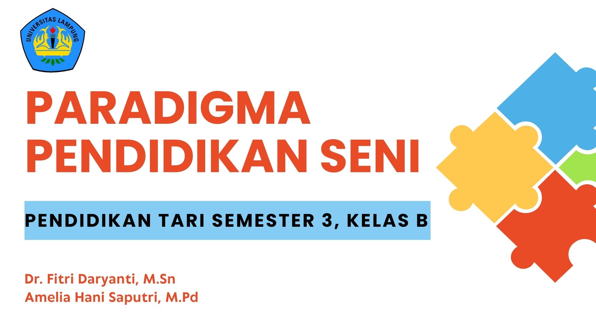 Mata Kuliah Paradigma Pendidikan Seni 2025