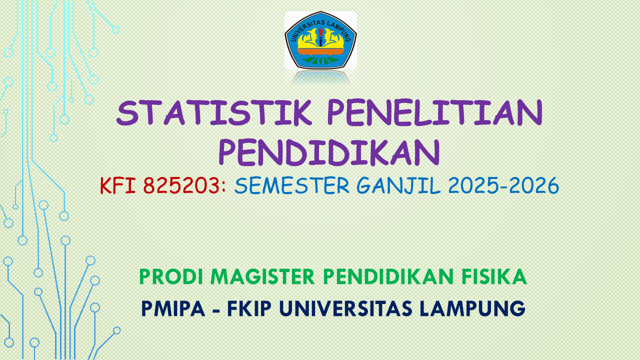 Statistika Penelitian Pendidikan 