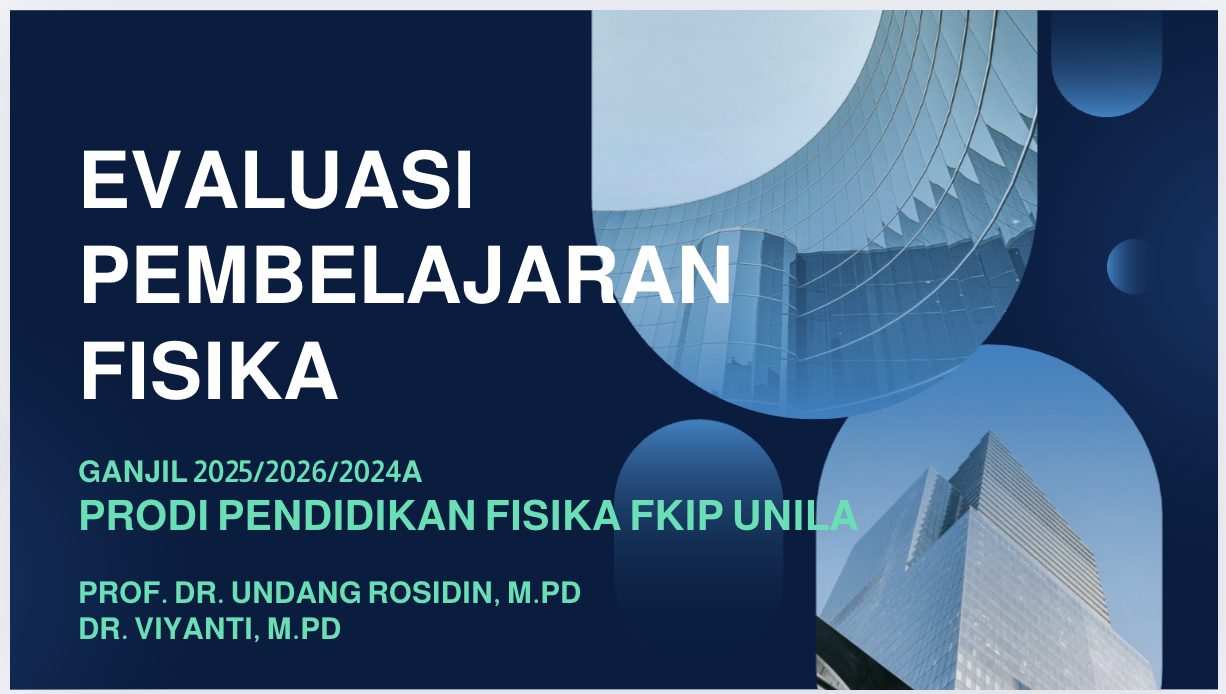  Evaluasi Pembelajaran Fisika (EPF) Ganjil 2025/2026 