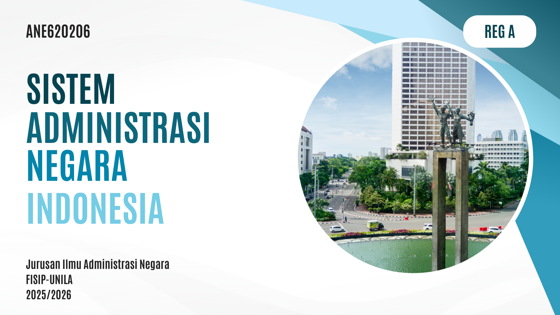 Sistem Administrasi Negara Indonesia 2025 (REG A)