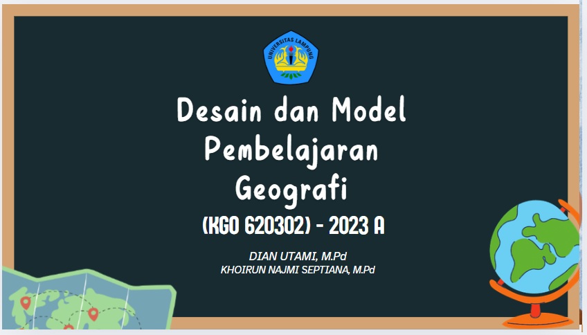 PSPG_Desain dan Model Pembelajaran Geografi_Kelas A_Ganjil_2025/2026