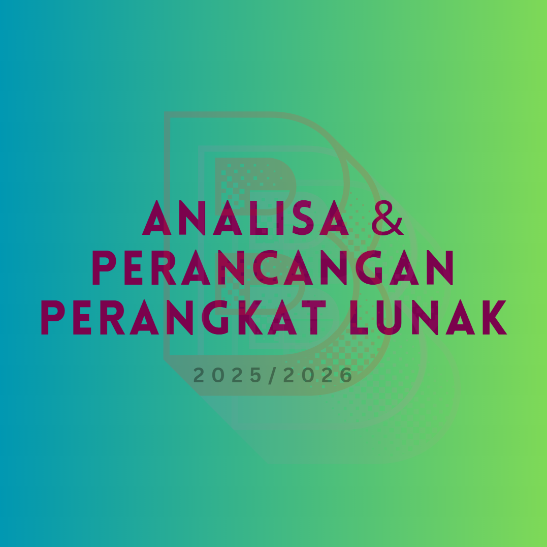 PSTI B Analisa Perancangan Perangkat Lunak Ganjil 2025/2026