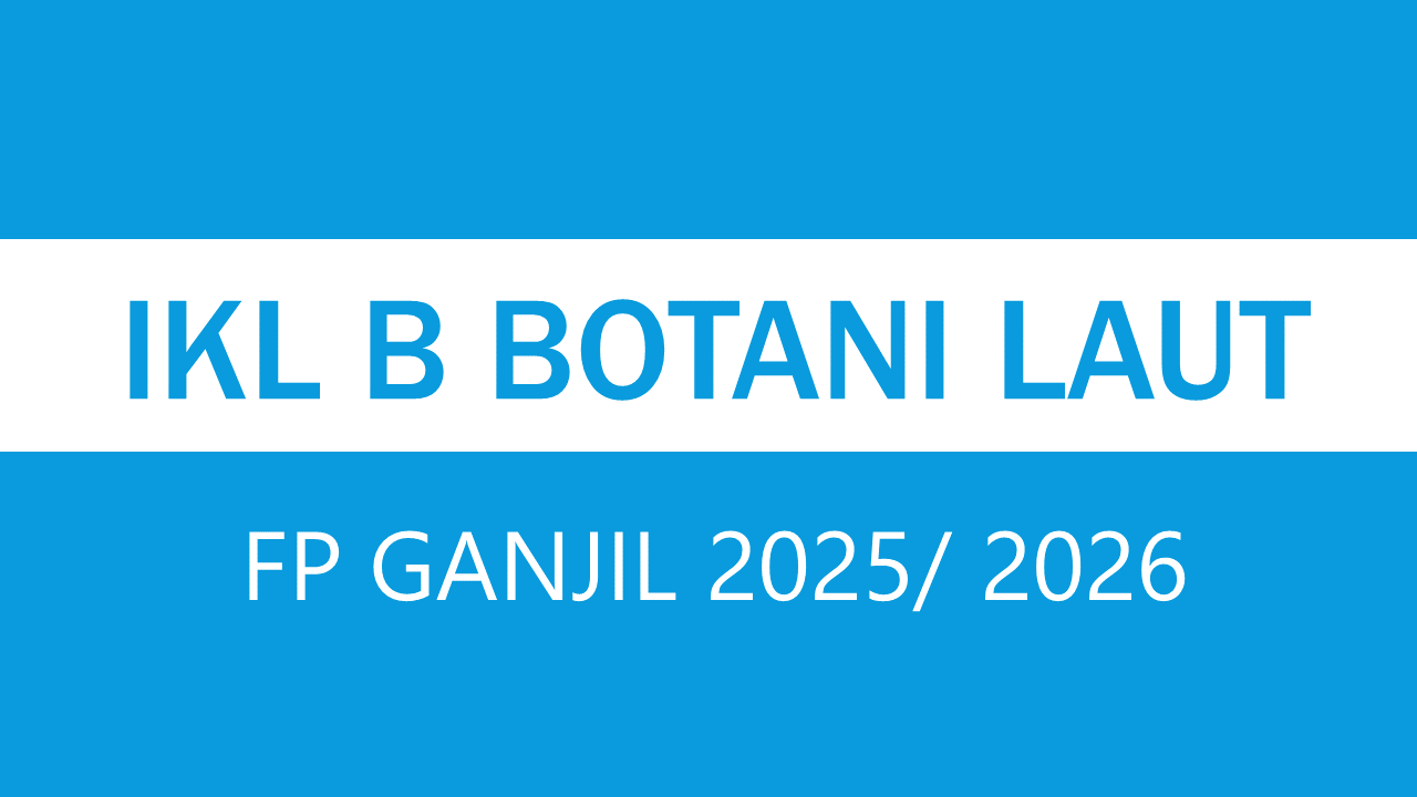 IKL B BOTANI LAUT