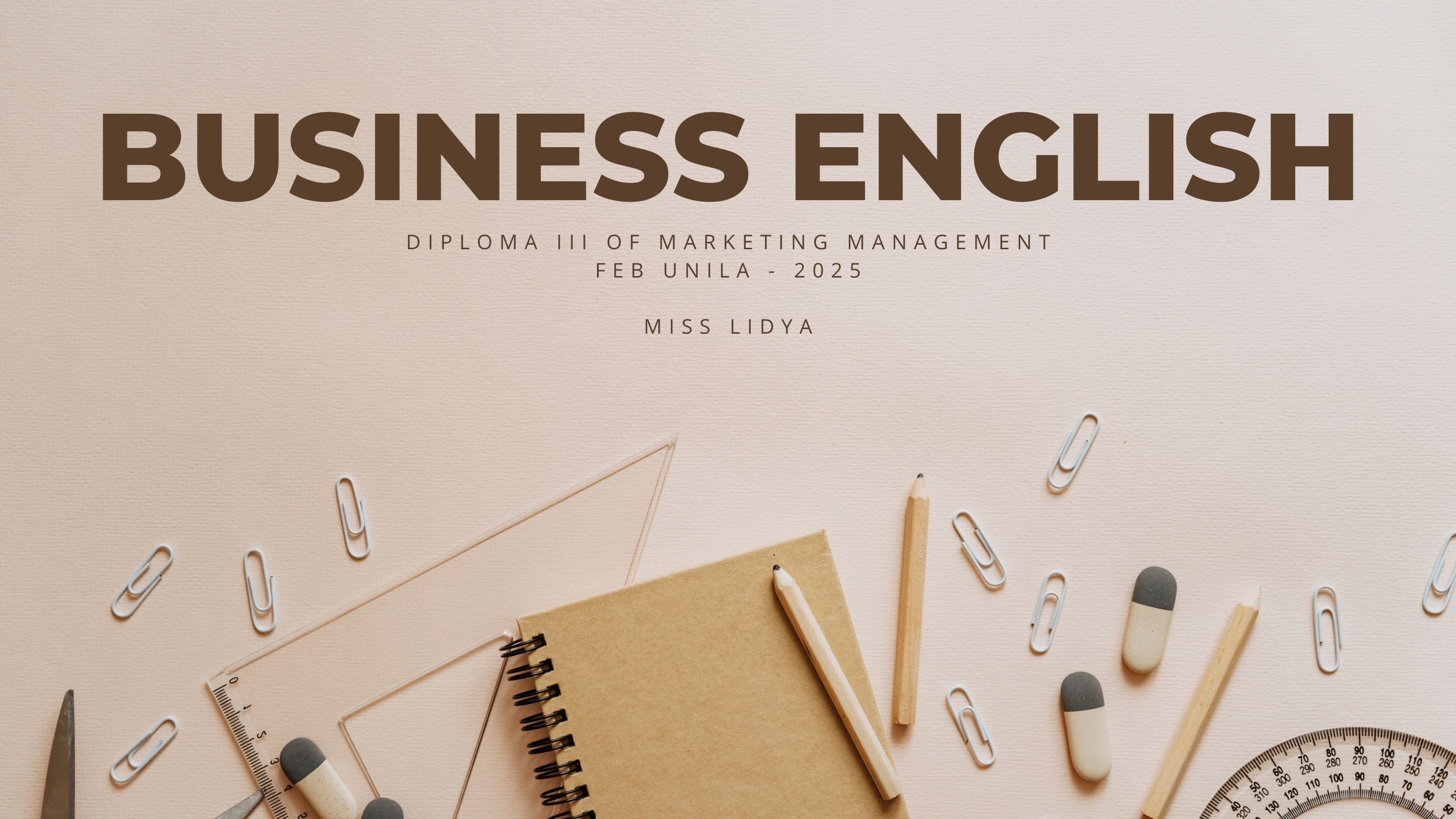 D3 Manajemen Pemasaran_Business English Class_Ganjil 2025/2026