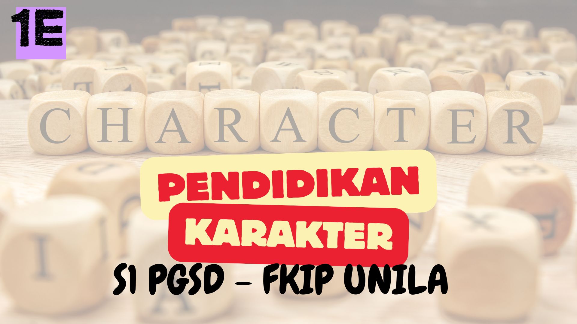 Pendidikan Karakter 1E