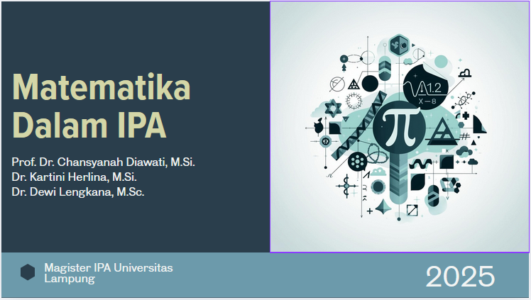 Matematika dalam Pendidikan IPA (IPA825102) -2025