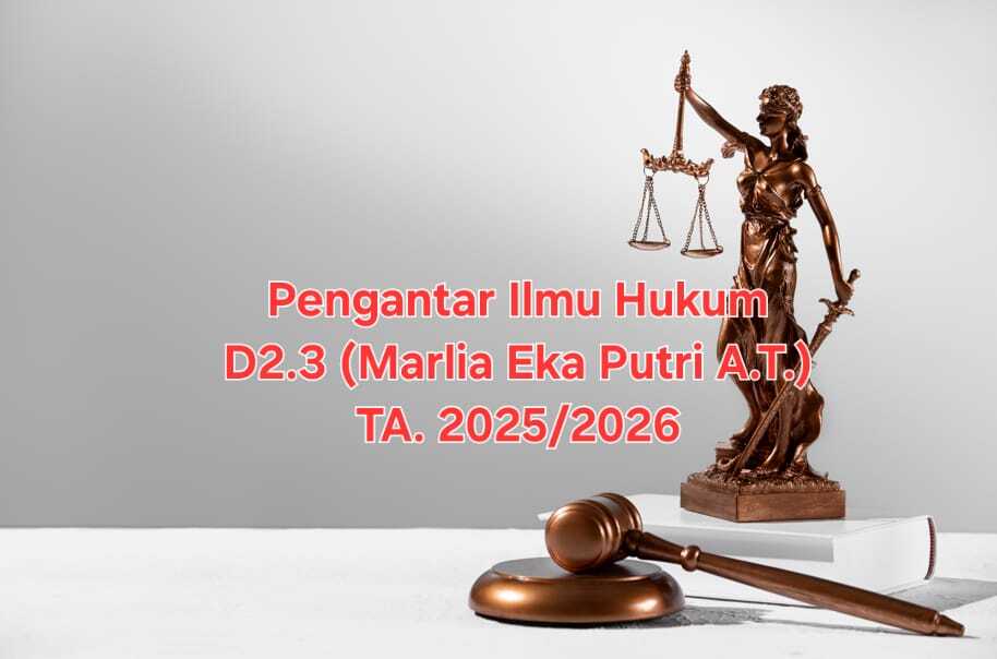Pengantar Ilmu Hukum_Ganjil 2025/2026_Marlia
