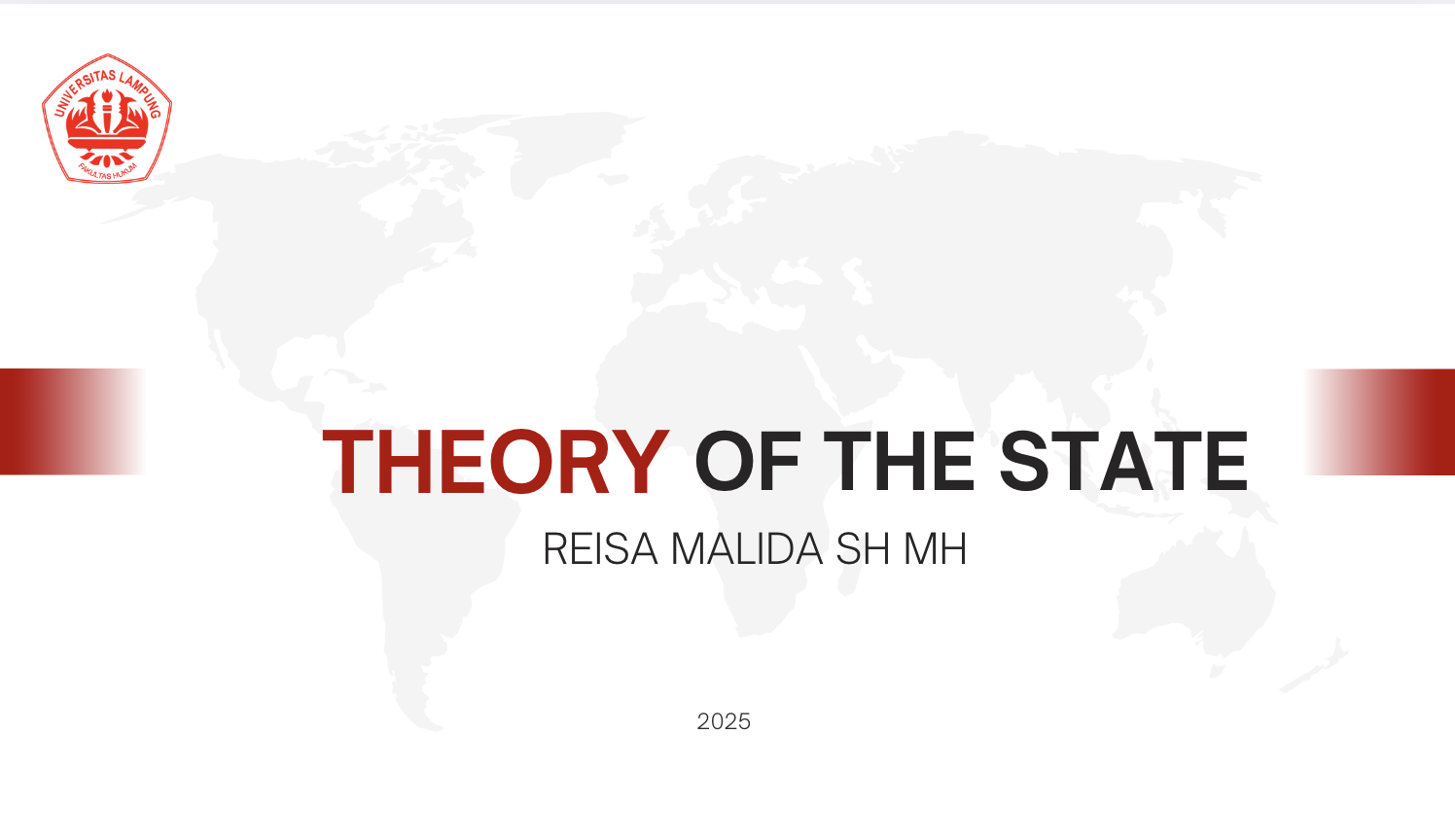 Theory Of the State