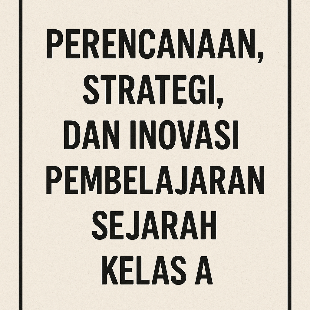 PSPS_PERENCANAAN, STRATEGI, DAN INOVASI PEMBELAJARAN SEJARAH_2025/2026 KELAS A