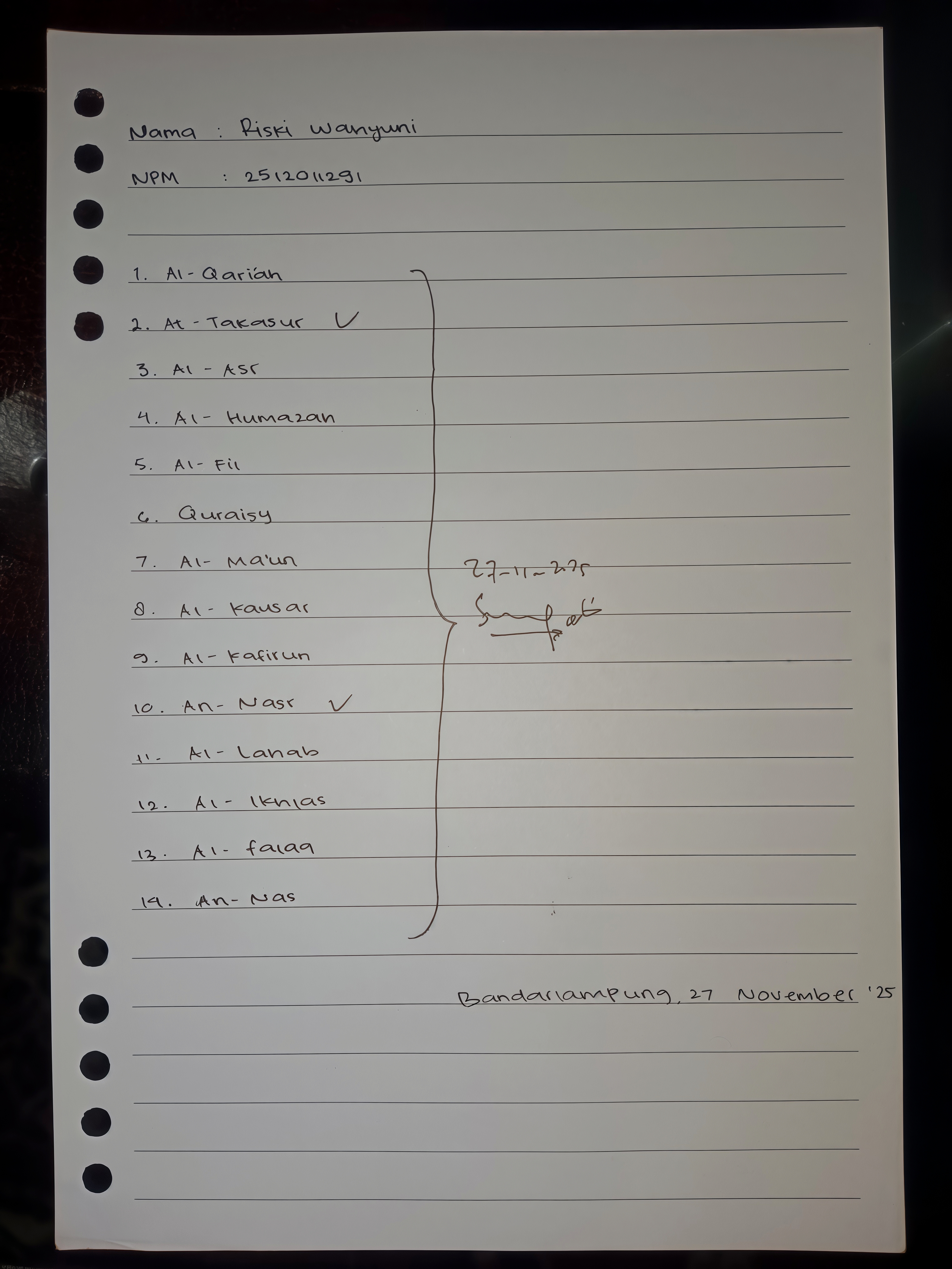 Attachment PROJECT 1 HAPALAN SURAT PENDEK.jpg