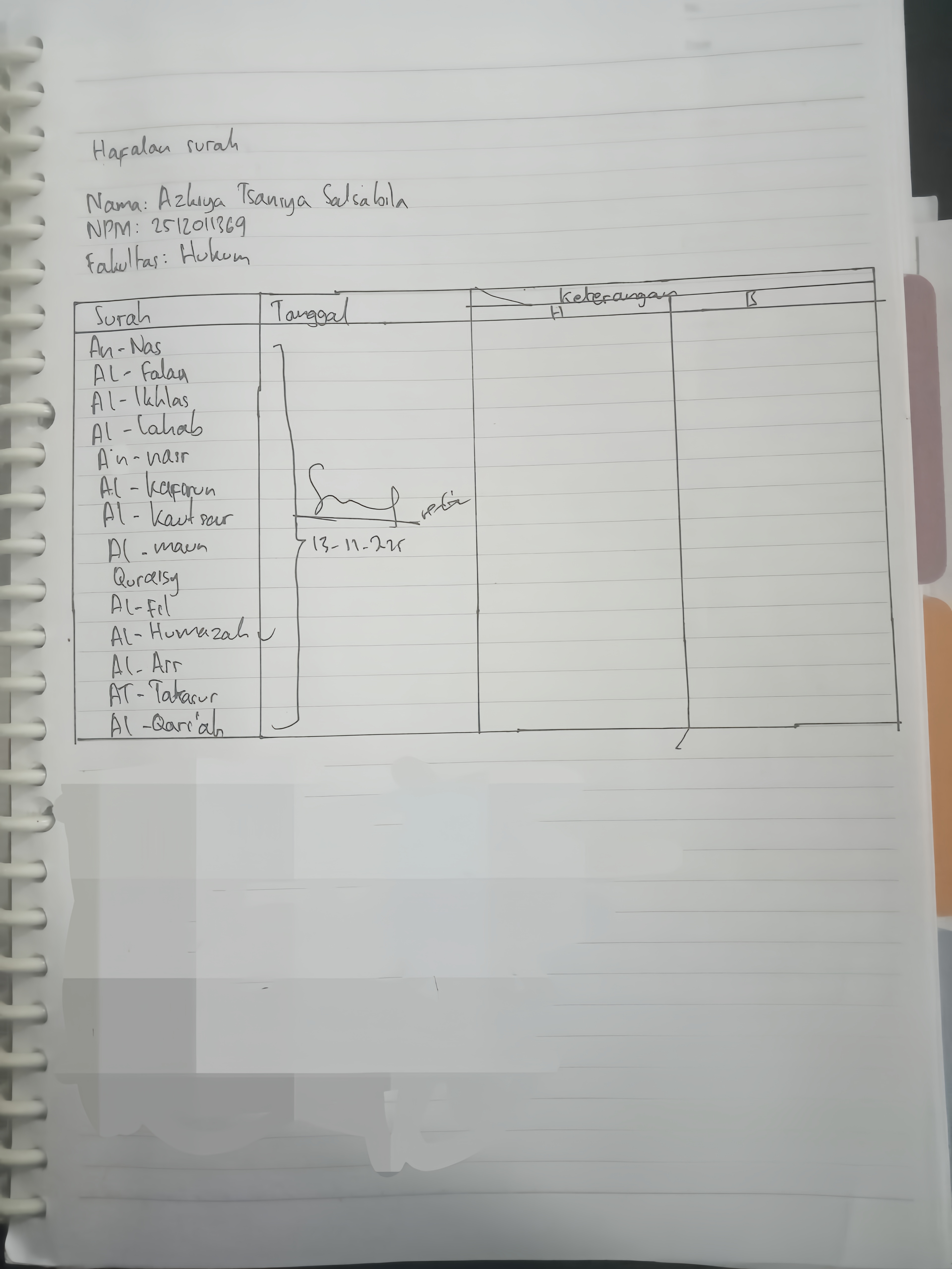 Attachment Hafalan surah Azkiya Tsaniya Salsabila (2512011369).jpg