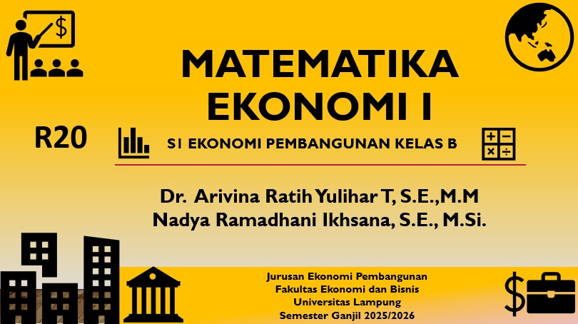 S1 EP Kelas B R20 - Matematika Ekonomi I Ganjil 2025/2026
