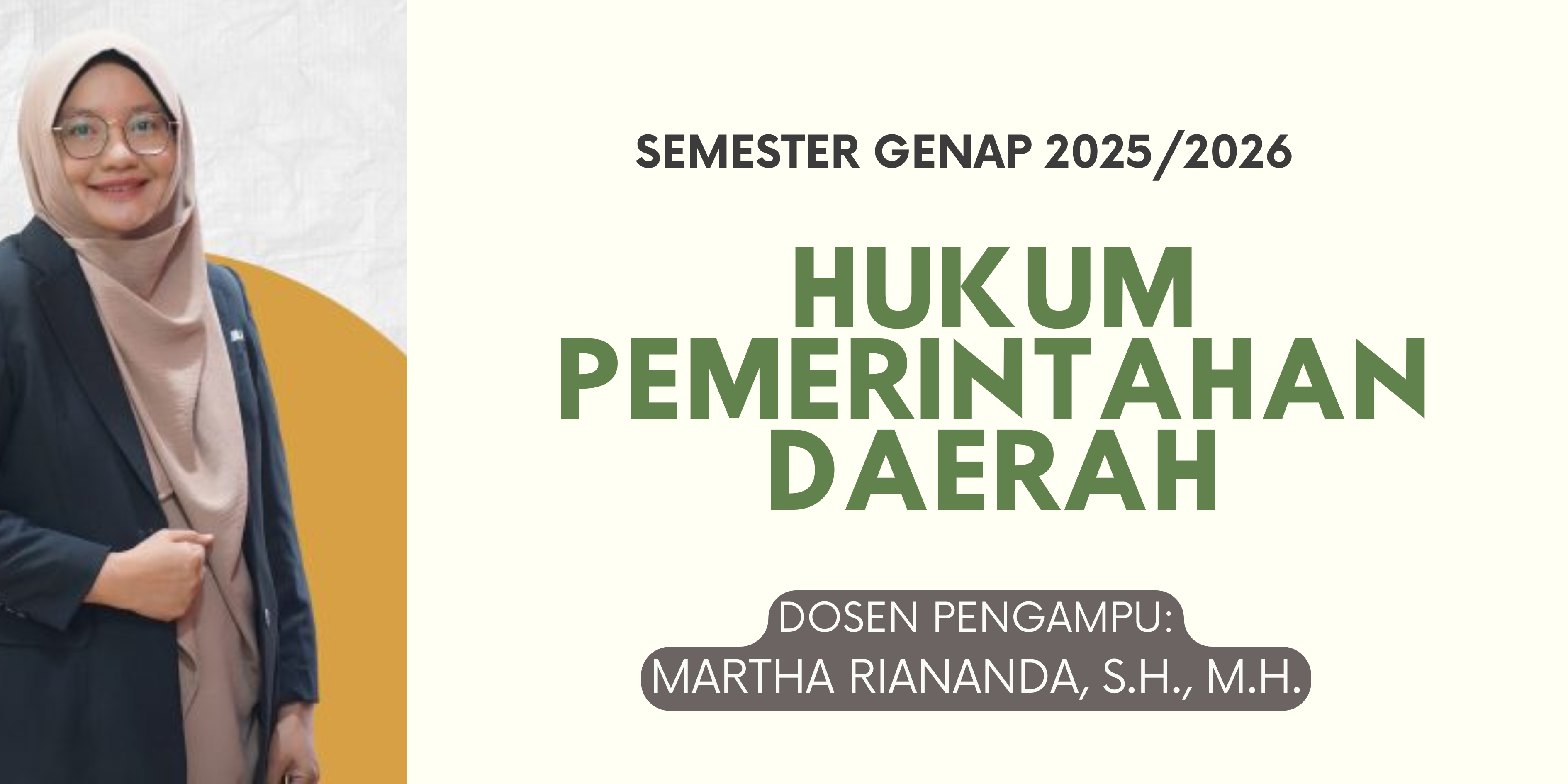  FH S1 ILMU HUKUM- HUKUM PEMERINTAHAN DAERAH KELAS IBU MARTHA RIANANDA GENAP 2025/2026