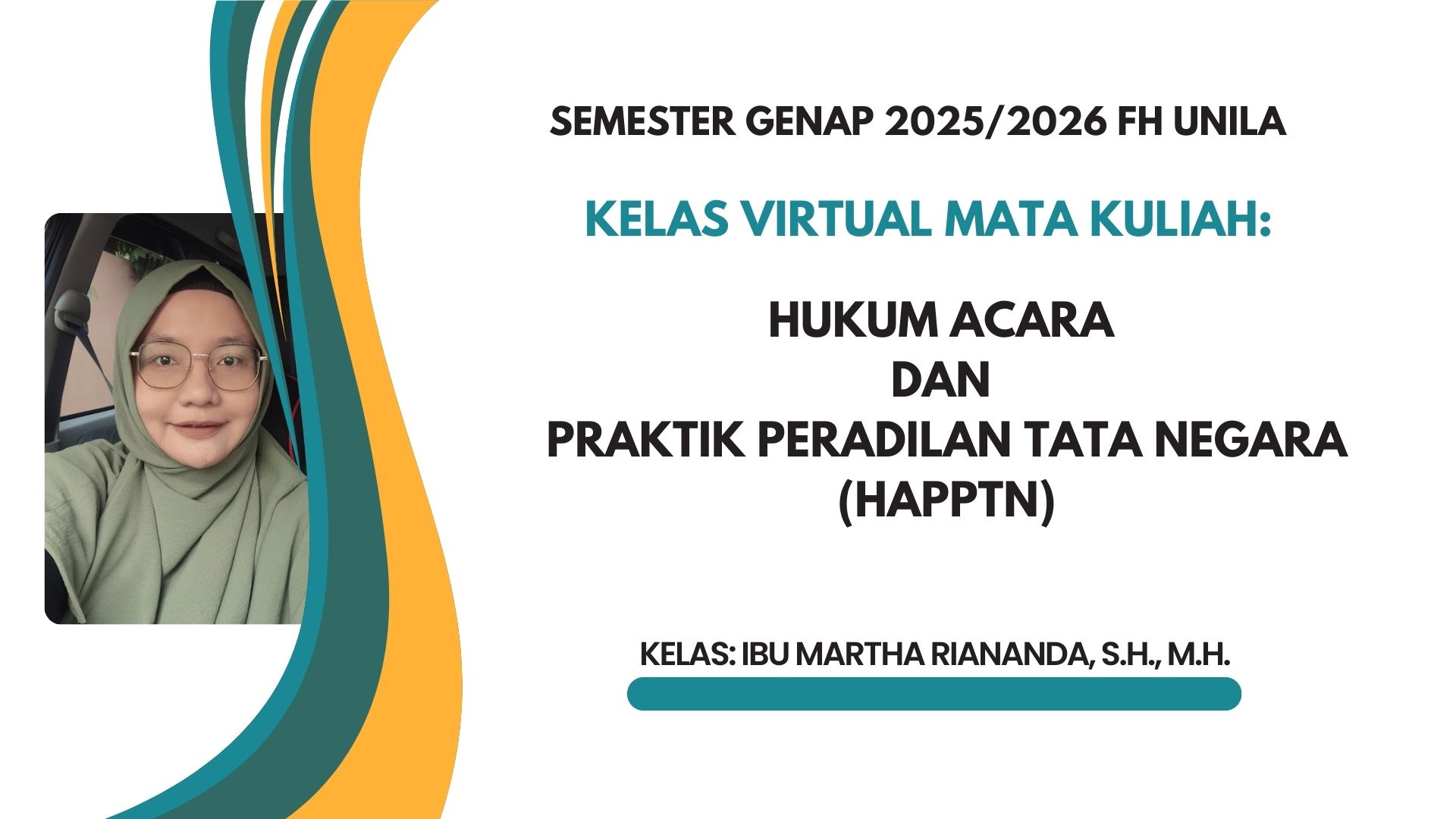 FH S1 ILMU HUKUM- HUKUM ACARA DAN PRAKTIK PERADILAN TATA NEGARA KELAS IBU MARTHA GENAP 2025/2026