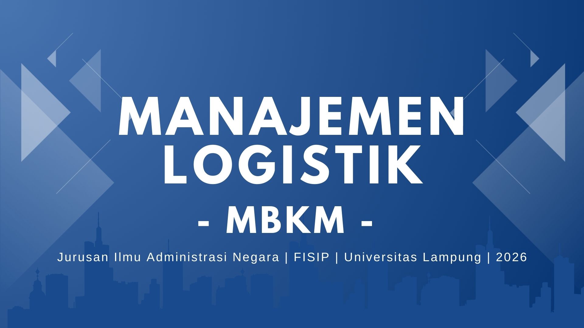 Manajemen Logistik MBKM 2026