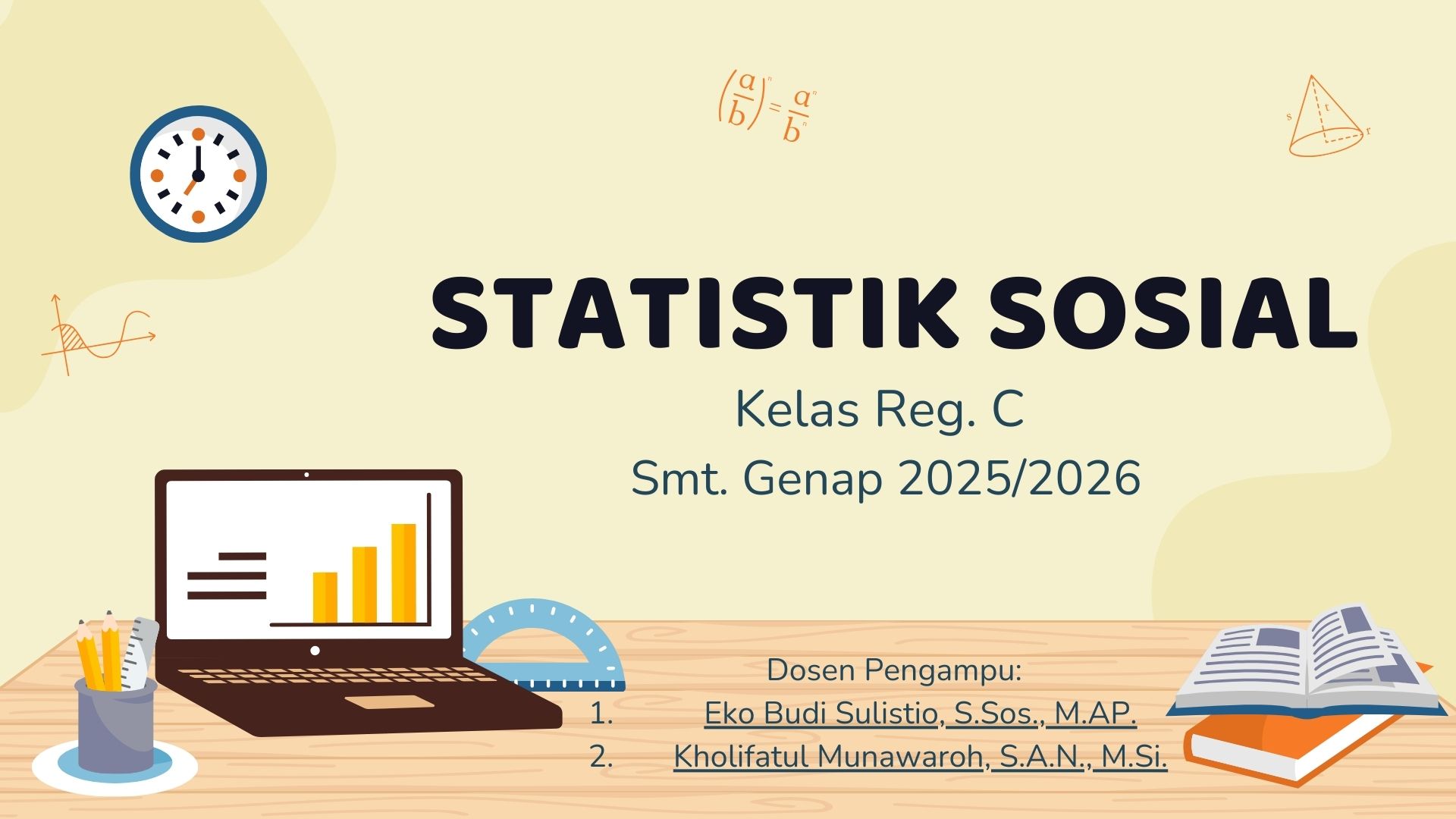 Reg. C Statistik Sosial Smt. Genap 2025.2026