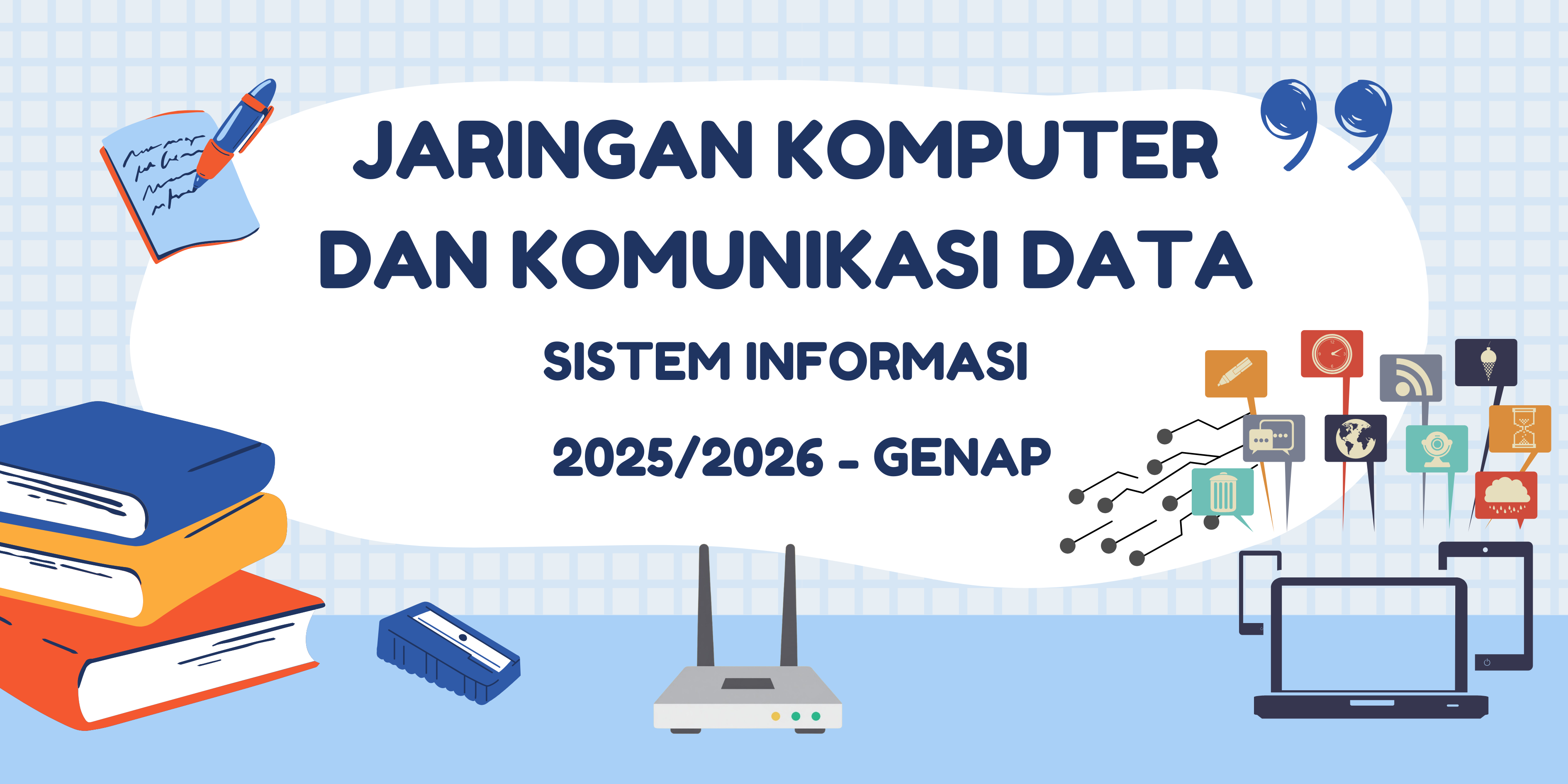 [2025/2026 Genap][S1 SI] Jaringan Komputer dan Komunikasi Data AB