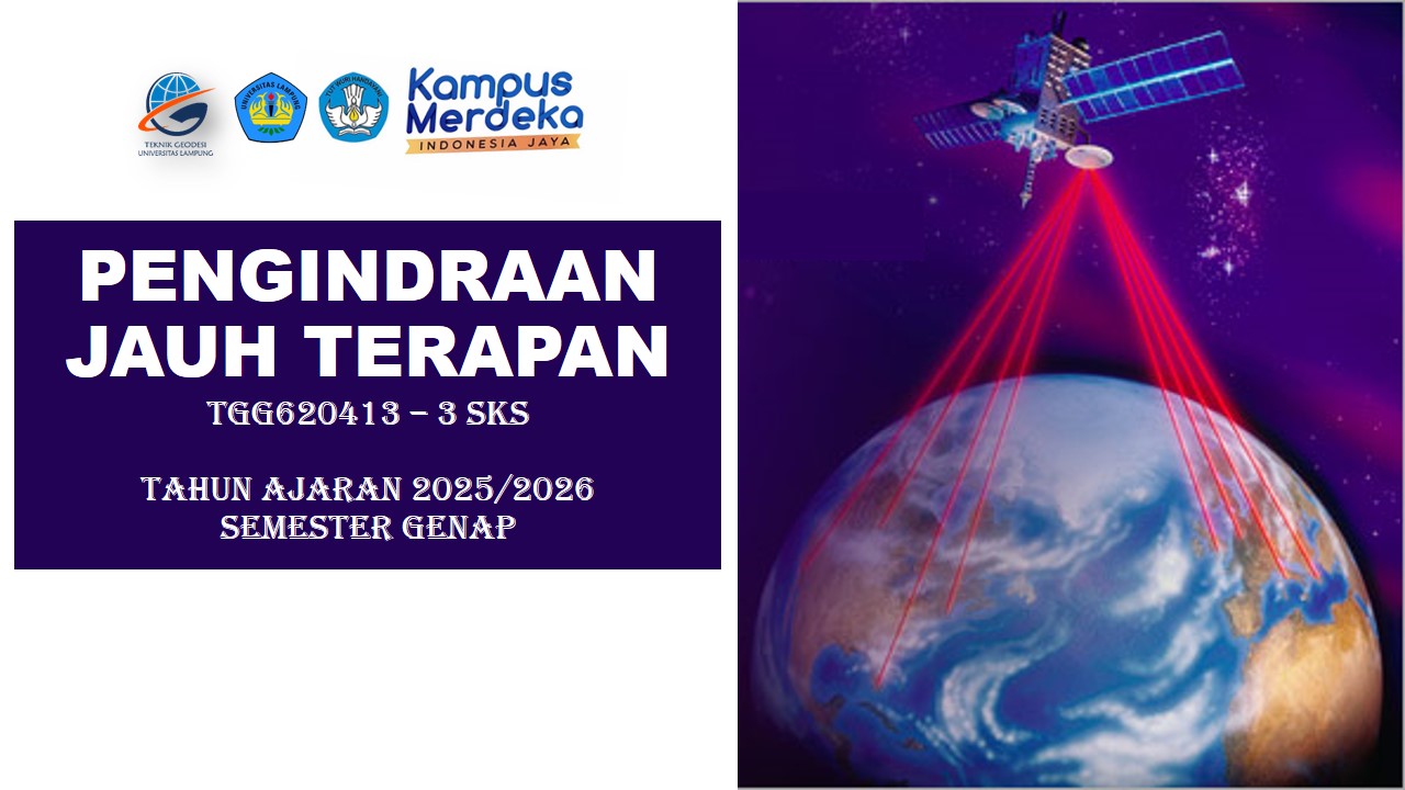 TGG Pengindraan Jauh Terapan 2025/2026 Genap