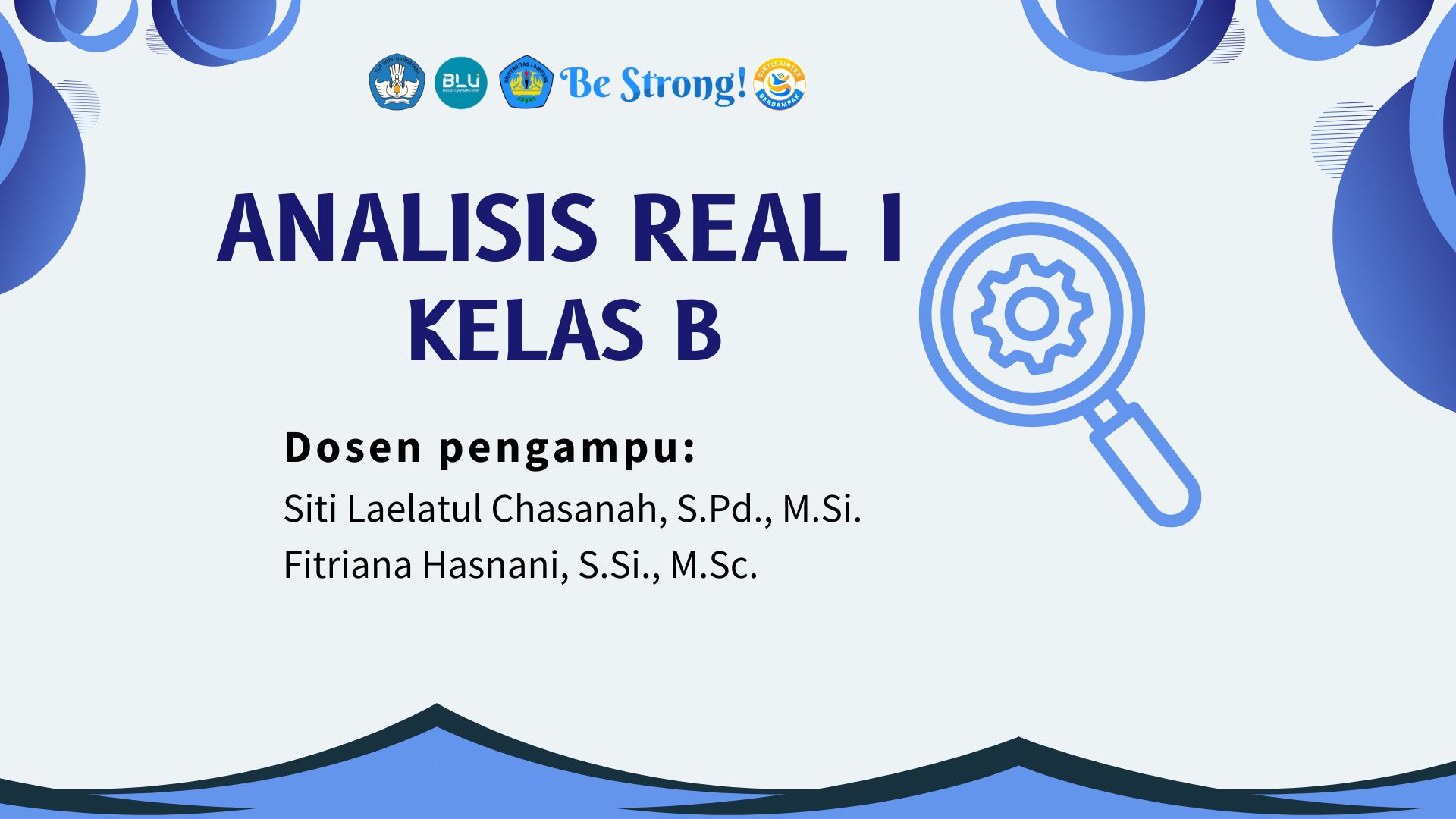 Analisis Real I (B) Genap 2025/2026