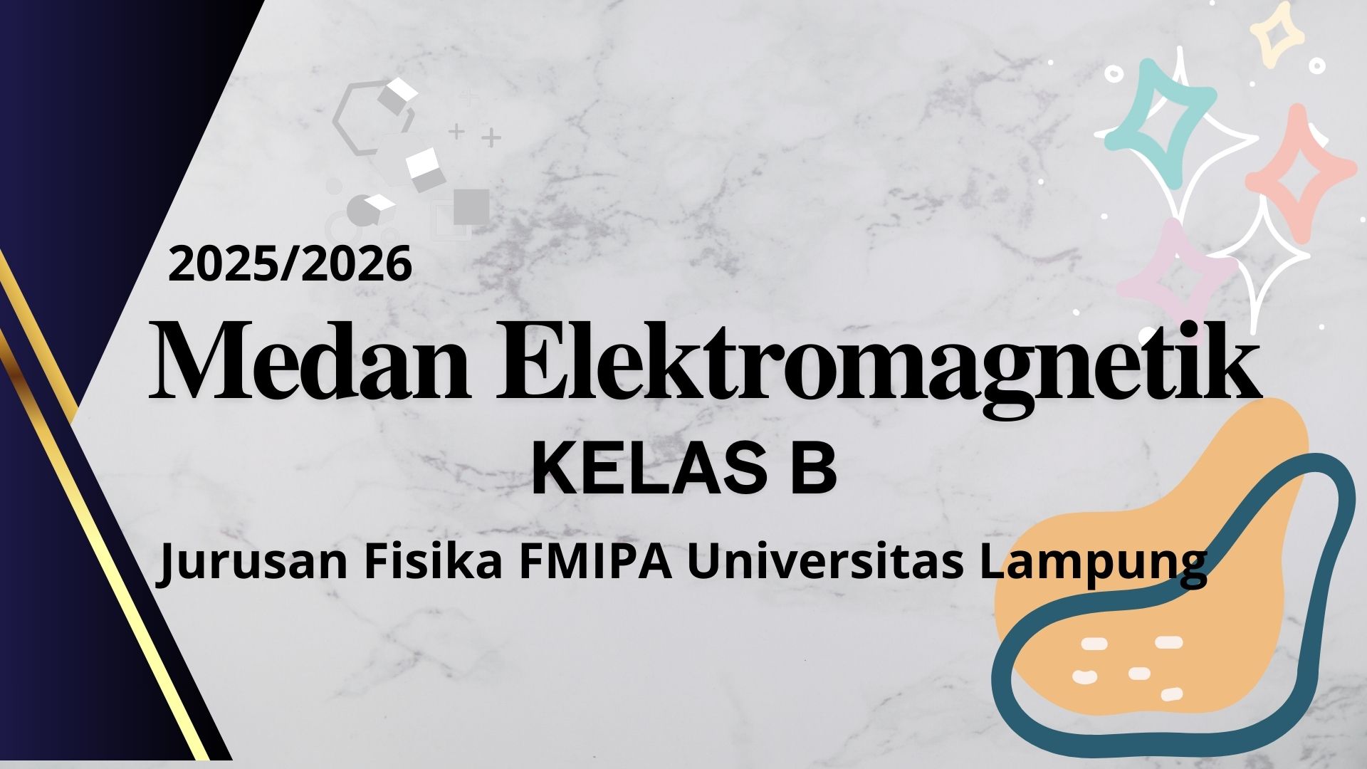 Medan Elektromagnetik 25/26 Kelas B