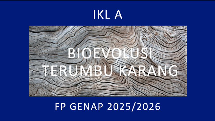 IKL A-BIOEVOLUSI TERUMBU KARANG