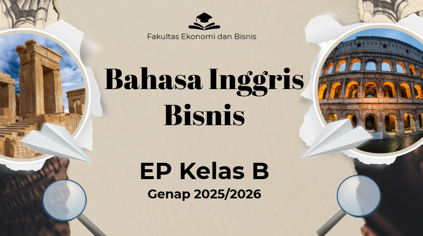 Bahasa Inggris Bisnis EP Kelas B 25/26