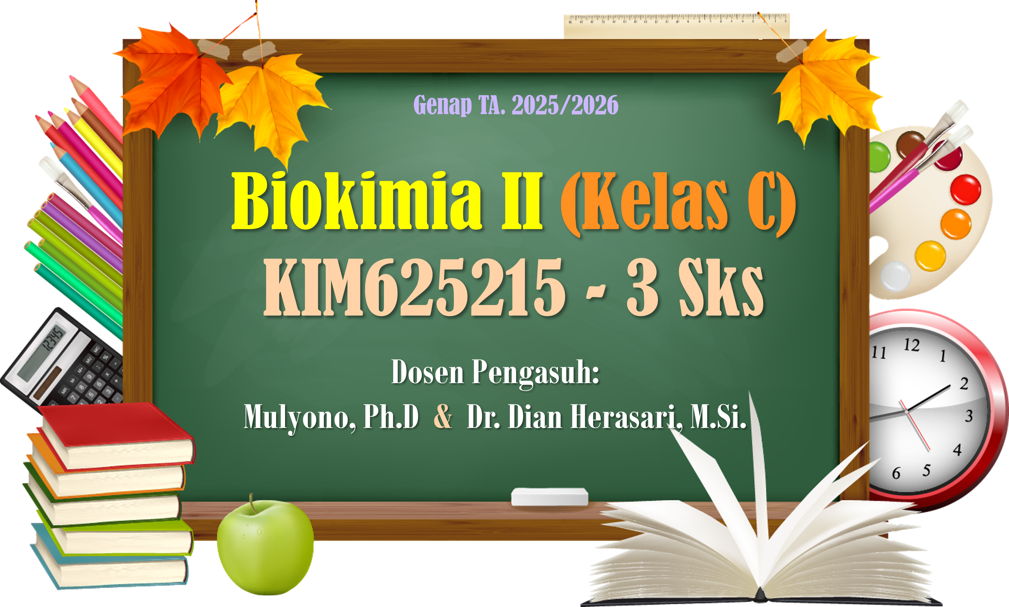 S1 Kimia_Biokimia II_Kelas-C_Genap 2025/2026