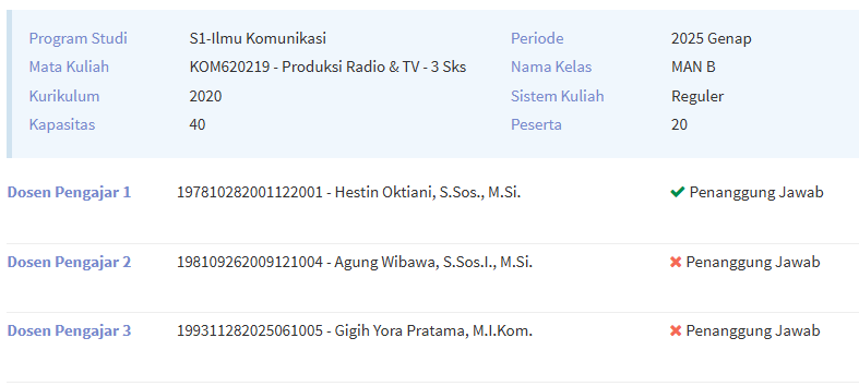 [KOM GENAP 2025] PRODUKSI RADIO &amp; TV - MAN B