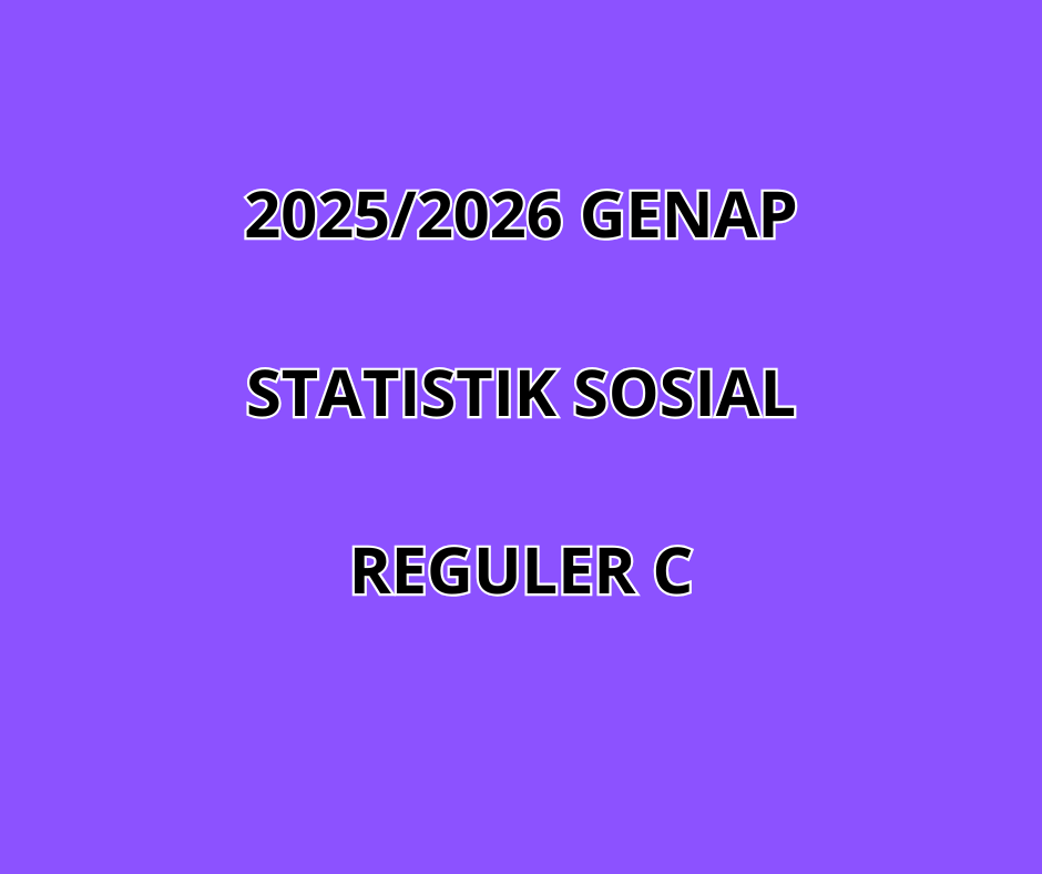 Statistik Sosial Reg C
