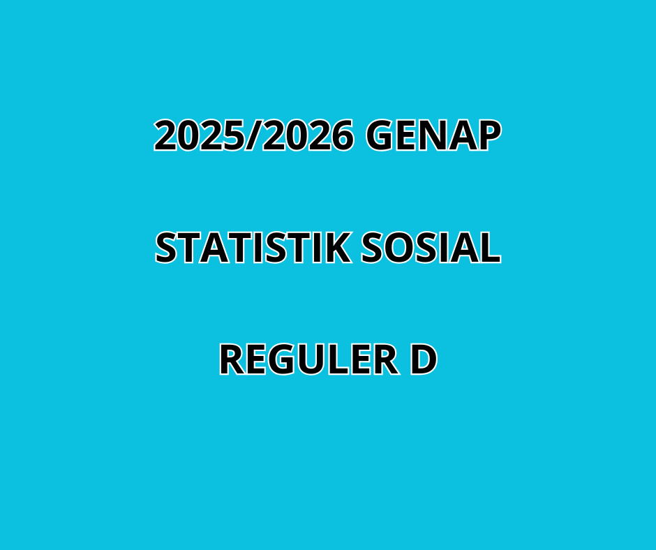 Statistik Sosial Reg D
