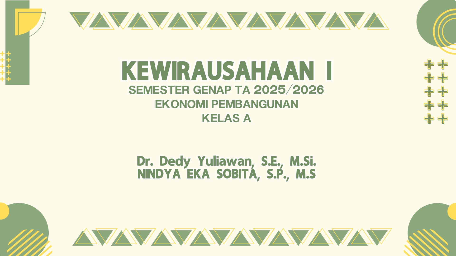 EP A KEWIRAUSAHAAN I GENAP 2025/2026