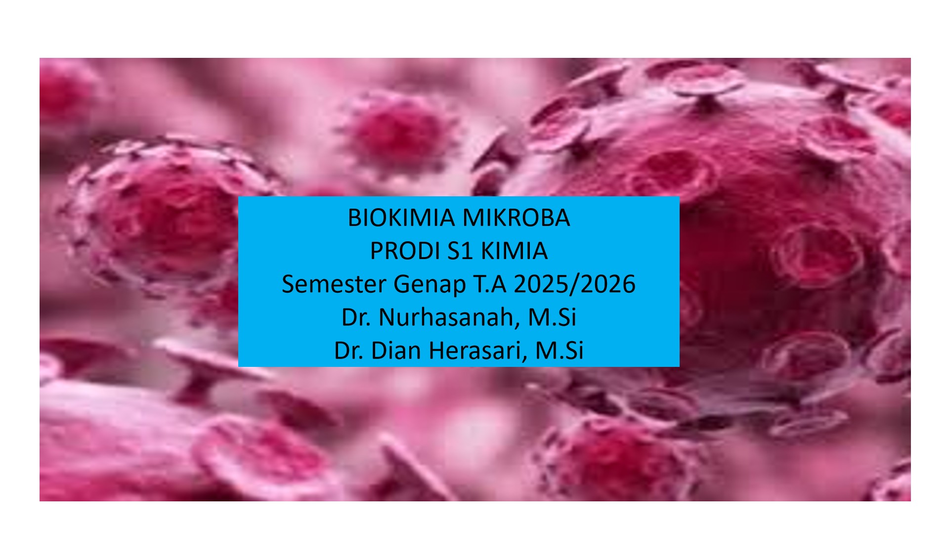 Biokimia Mikroba Genap 2025/2026