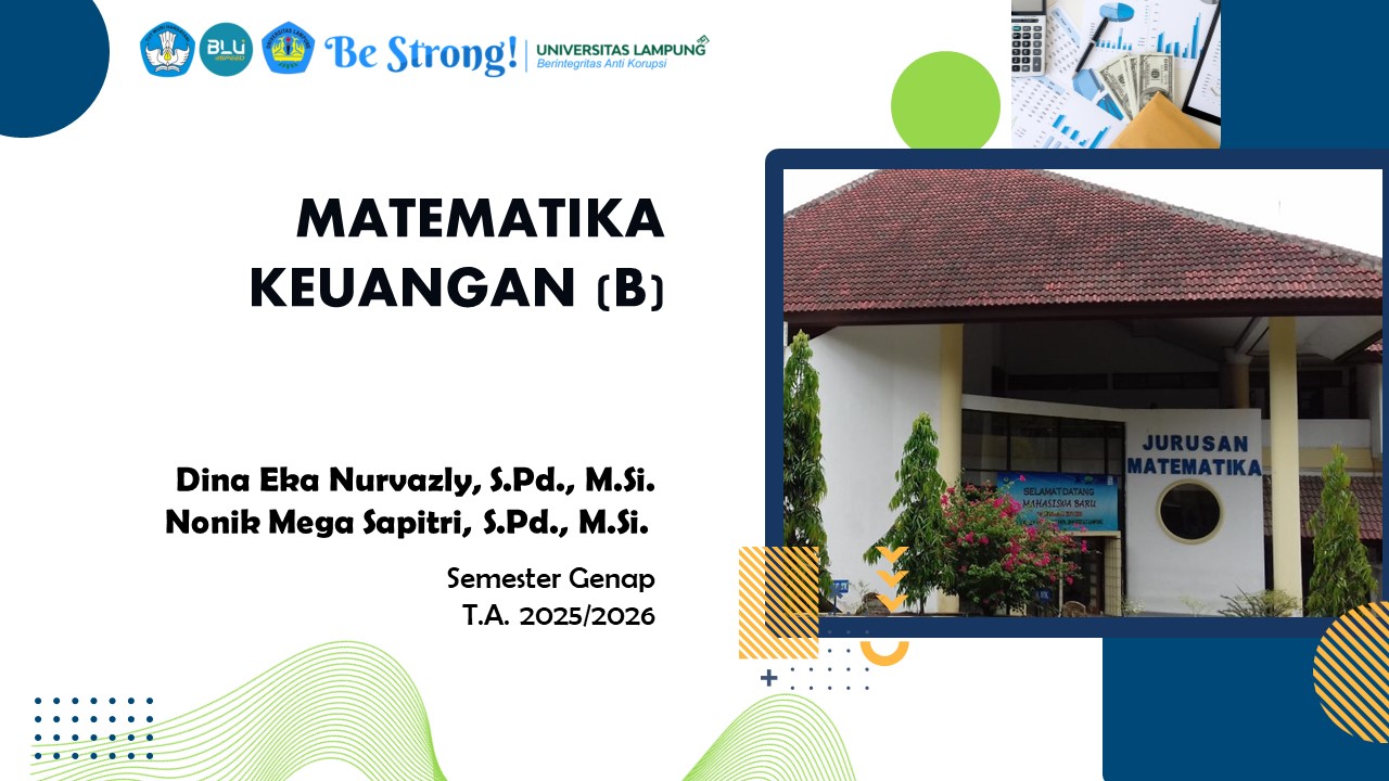 Matematika Keuangan (B) Genap 2025/2026